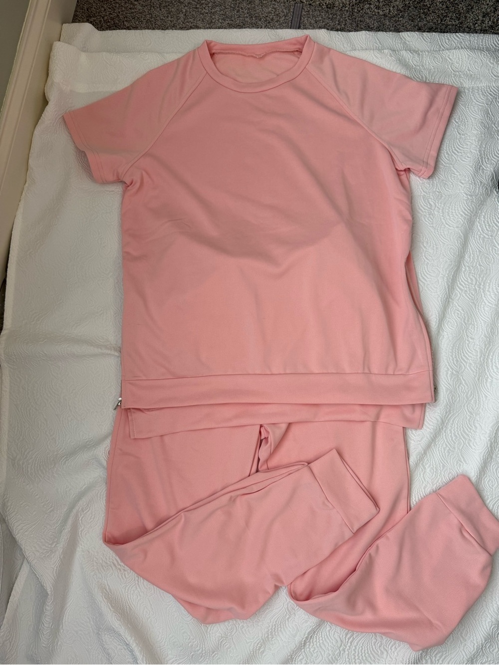 Soft Pink Two-Piece Lounge Set